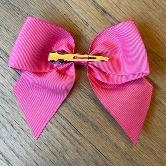 Custom Mono “S” 4 inch ribbon hair bows w alligator clip Bundle of 7 bows NEW - Picture 2 of 4